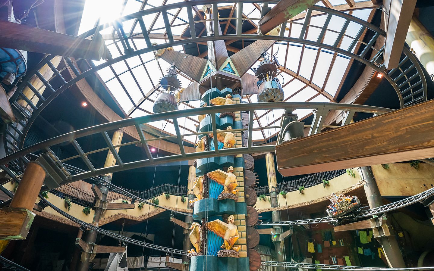 Phantasialand Familien-Attraktion Para-Tower Tittle Tattle Tree